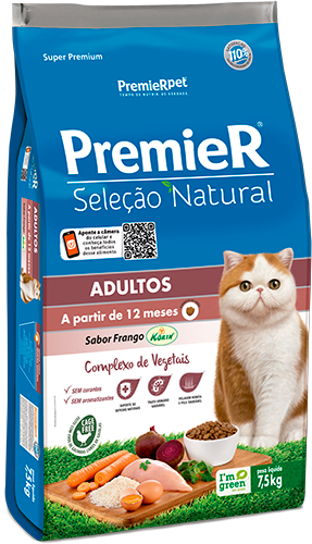 PremieR Seleção Natural Gatos Adultos Sabor Frango